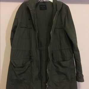 Green Trench Coat